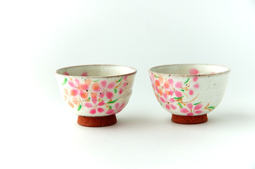 桜の絵の湯呑
