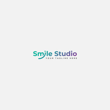 Simple Smile Logotype, Smile Fun Logo