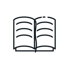 Isolated education book vector design