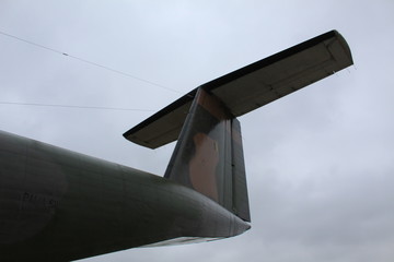 calda de um avião grande