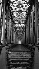 railway, track, railroad, travel, bridge