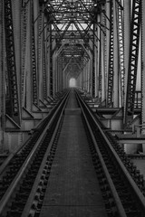railway, track, railroad, travel, bridge