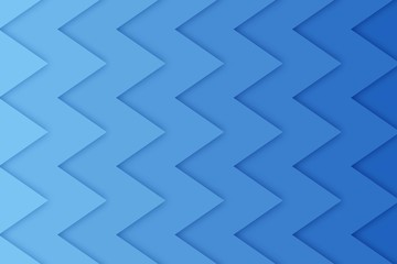 Abstract zig-zag background with paper cut shapes, web banner design, discount card, promotion, flyer layout, ad, advertisement, printing media.