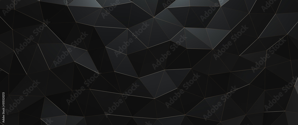 Poster low polygon stereo background for 3d rendering