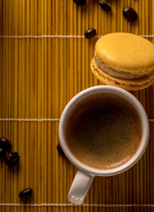 Coffee Macaron cup sweet candy color 