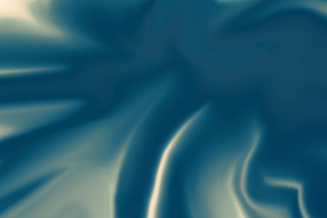 Metallic rough aqua menthe foil texture polished glossy abstract background with copy space, gradient template for design. Divine magic.