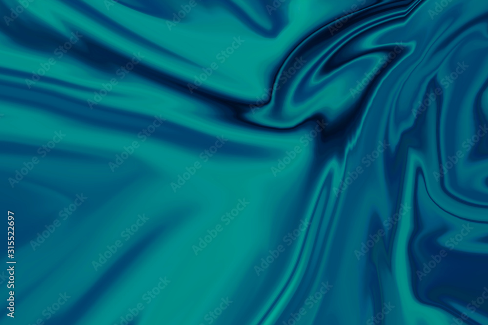 Poster metallic rough aqua menthe foil texture polished glossy abstract background with copy space, gradien