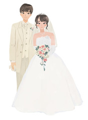 結婚式　新郎新婦