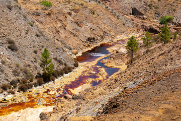 Rio Tinto in Huelva, Andalusia, southern Spain
