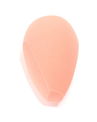 Beauty blender on white isolated background for cosmetics 