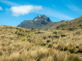 Rucu Pichincha mountain view andean landscape 2