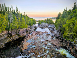 On Top of Aguasabon Falls 