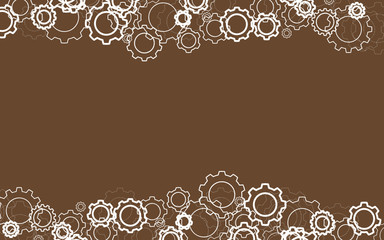 Abstract gear wheel mechanism background.