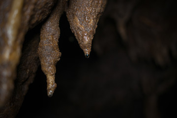 Water in the cave