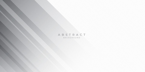 White Grey Silver Box Rectangle Abstract Background Vector Presentation Design