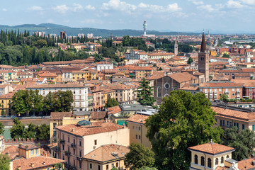 Fototapeta premium Aerial view of Verona, Italy