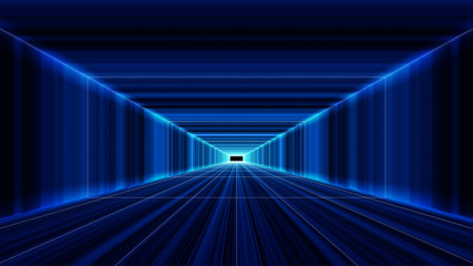 3D rendering technology information tunnel