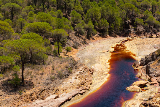 Rio Tinto in Huelva, Andalusia, southern Spain