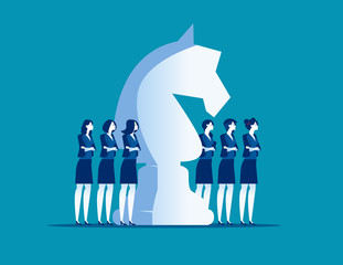 Business strategy and planning. Concept business presentation vector, Marketing material, Online advertising