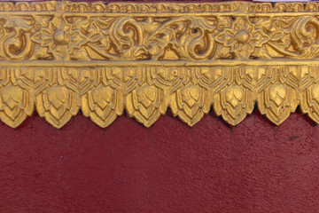 Myanmar style ornament pattern background.