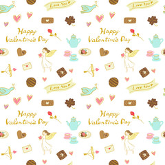 バレンタインデー　パターン