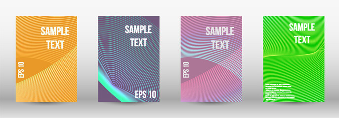 Geometric template with lines 