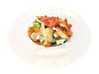 Pork and Bacon Fried Salad