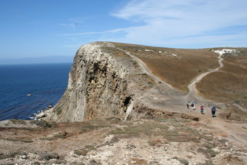 Santa Cruz Island walking trails, Channel Islands, Ventura, California