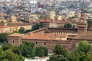 Milan, Italy cityscape and skyline