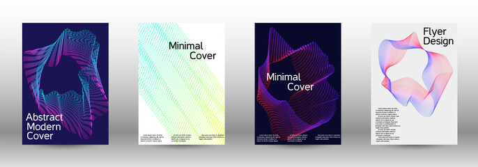 Cover design template set 