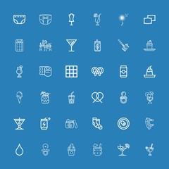 Editable 36 soft icons for web and mobile