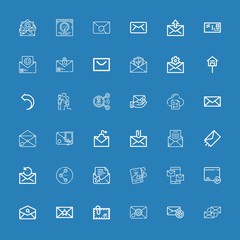 Editable 36 send icons for web and mobile