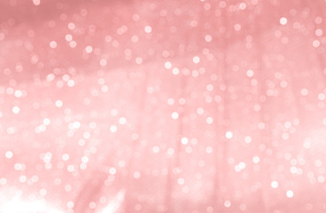 White sparkle bokeh glitter abstract seamless patterns  on pink bright light background