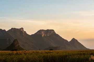 landscape of the mountains in National park of Thailand