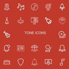 Editable 22 tone icons for web and mobile