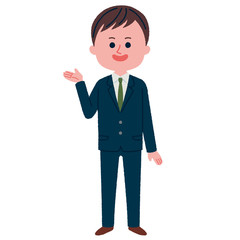 新人社員のイラスト