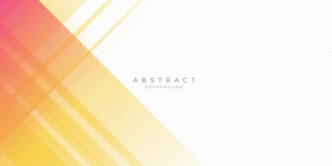 Fresh Orange Yellow Rectangle Line Abstract Background Presentation Vector Illustration