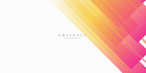 Fresh Orange Yellow Rectangle Line Abstract Background Presentation Vector Illustration