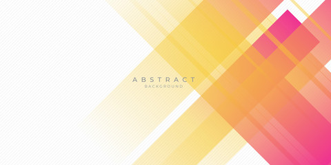 Fresh Orange Yellow Rectangle Line Abstract Background Presentation Vector Illustration