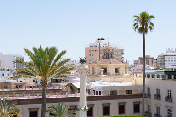 Fototapeta na wymiar View of Almeria in southern Spain. Mediterranean. Andalusia