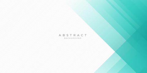 Modern Green Turquoise Grey White Line Abstract Background for Presentation Design Template. Suit for corporate, business, wedding, and beauty contest.