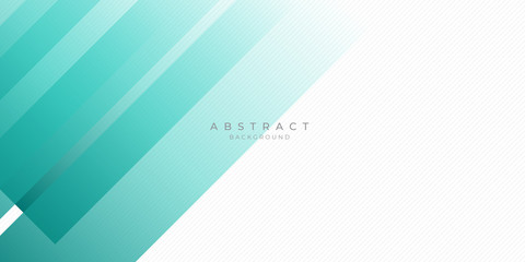 Modern Dark Green Turquoise Grey White Line Abstract Background for Presentation Design Template. Suit for corporate, business, wedding, and beauty contest.
