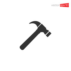 Hammer Icon Design Illustration Vector