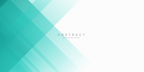 Obraz premium Modern Dark Green Turquoise Grey White Line Abstract Background for Presentation Design Template. Suit for corporate, business, wedding, and beauty contest.