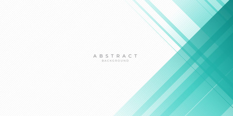 Modern Dark Green Turquoise Grey White Line Abstract Background for Presentation Design Template. Suit for corporate, business, wedding, and beauty contest.