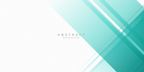Modern Dark Green Turquoise Grey White Line Abstract Background for Presentation Design Template. Suit for corporate, business, wedding, and beauty contest.