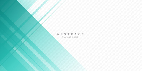 Modern Dark Green Turquoise Grey White Line Abstract Background for Presentation Design Template. Suit for corporate, business, wedding, and beauty contest.
