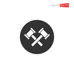 Hammer Icon Design Illustration Vector