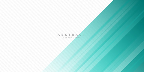 Modern Dark Green Turquoise Grey White Line Abstract Background for Presentation Design Template. Suit for corporate, business, wedding, and beauty contest.