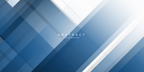 Dark blue white abstract background geometry shine and layer element vector for presentation design. Suit for business, corporate, institution, party, festive, seminar, and talks.
